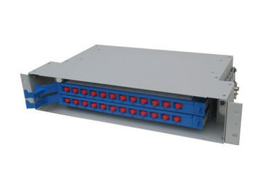 24port 2U ODF Fiber Optic Distribution Box with Welding Module Tray