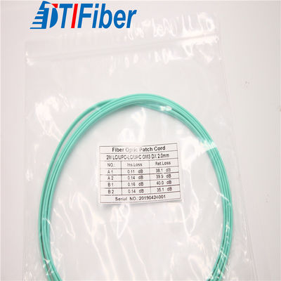Duplex Fiber Optic Patch Cables Connector Types 2.0MM OM3 Diameter LC/UPC-ST/UPC