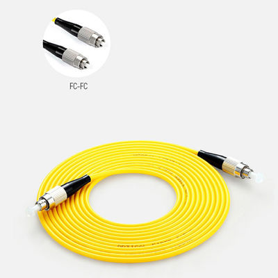 Yellow LSZH Fiber Optic Patch Cord Sc Lc UPC APC Sm 1m 5m 10m 15m