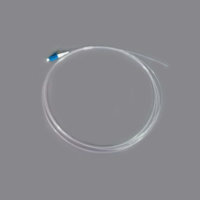 FTTH Transparent LC UPC Fiber Optic Patch Cord Simplex Invisible