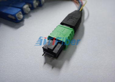 MPO to SC Fiber Optic Patch Cord 12 Fiber For MPO Cassettes