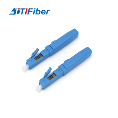 LC UPC Singlemode Simplex Fiber Optic Fast Connector For FTTH