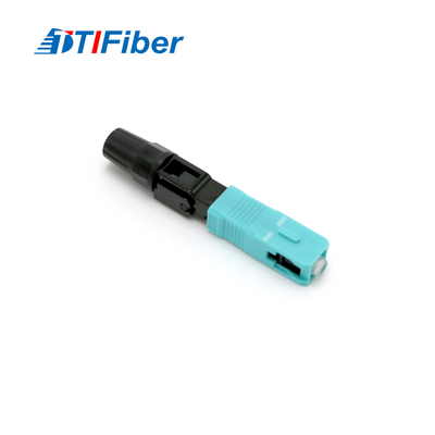 FTTH SC OM3 Multimode Fiber Optic Fast Connector