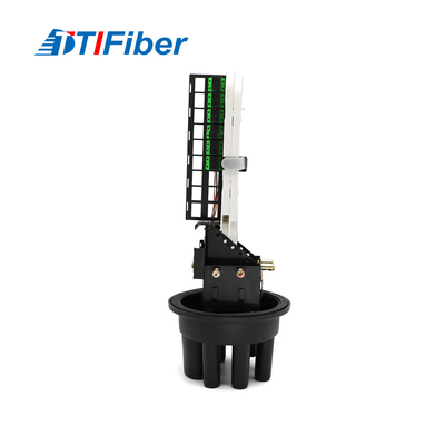 FTTH Dome Fiber Optic Splice Closure 3in 3out With SC/APC Adapter