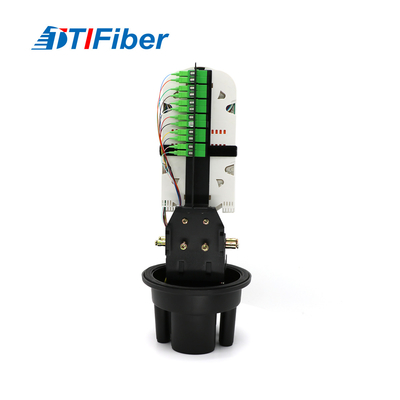FTTH Dome Fiber Optic Splice Closure 3in 3out With SC/APC Adapter