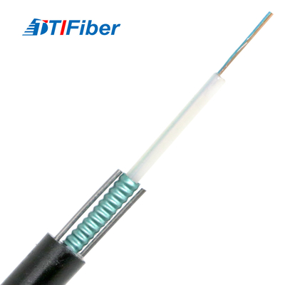 Outdoor SM GYXTW 2 4 6 8 10 12 Core Armored Fiber Optic Cable