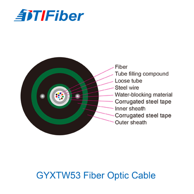 GYXTW53 G652D SM 24 48 Core Armoured Fiber Cable