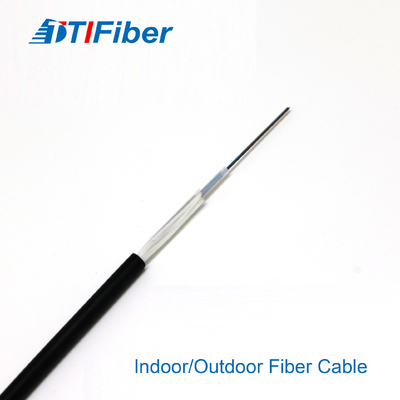 Indoor Outdoor Non Metallic SM G652D Fiber Optic Cable Rat Proof For FTTH