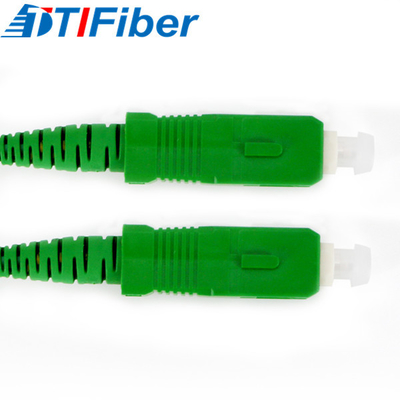 SC/APC - SC/APC 1.6mm SM SX G657A Aqua Fiber Optic Patchcord 1.5m 3.5m