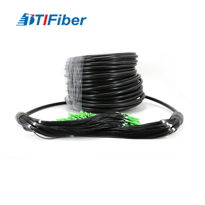 Singlemode 144 Core Fiber Optical Patchcord Outdoor SC / APC-SC / APC