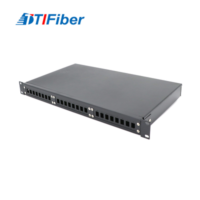 IU 24 Core SC/FC Fiber Optic Terminal Box Fixed Type Fiber Optic Patch Panel