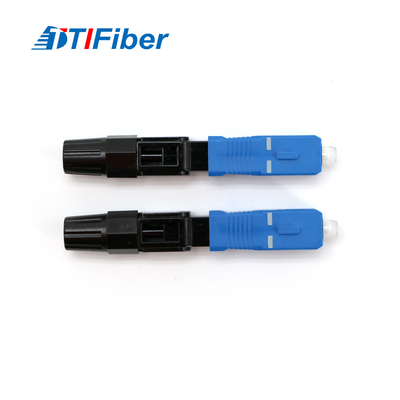 Fiber Optic Fast Connector SC UPC For FTTH Drop Cable Field Termination