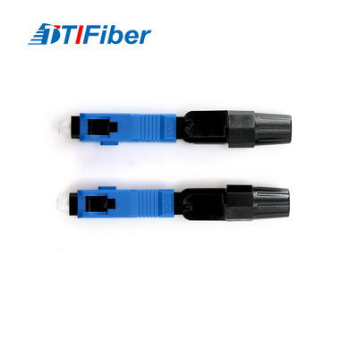 SC / UPC Fiber Optic Quick Connector For FTTH