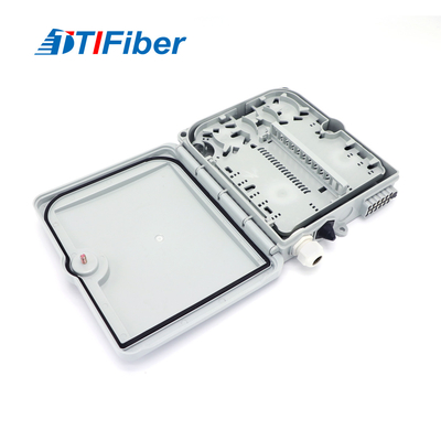 ABS Material Fiber Optic Distribution Box FTTH Wall Mounted 12 Core 10 Years Warranty