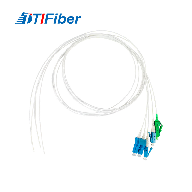 9/125 G652D G657A LSZH Fiber Opic Pigtail Single Mode Duplex 1m 2m 3m