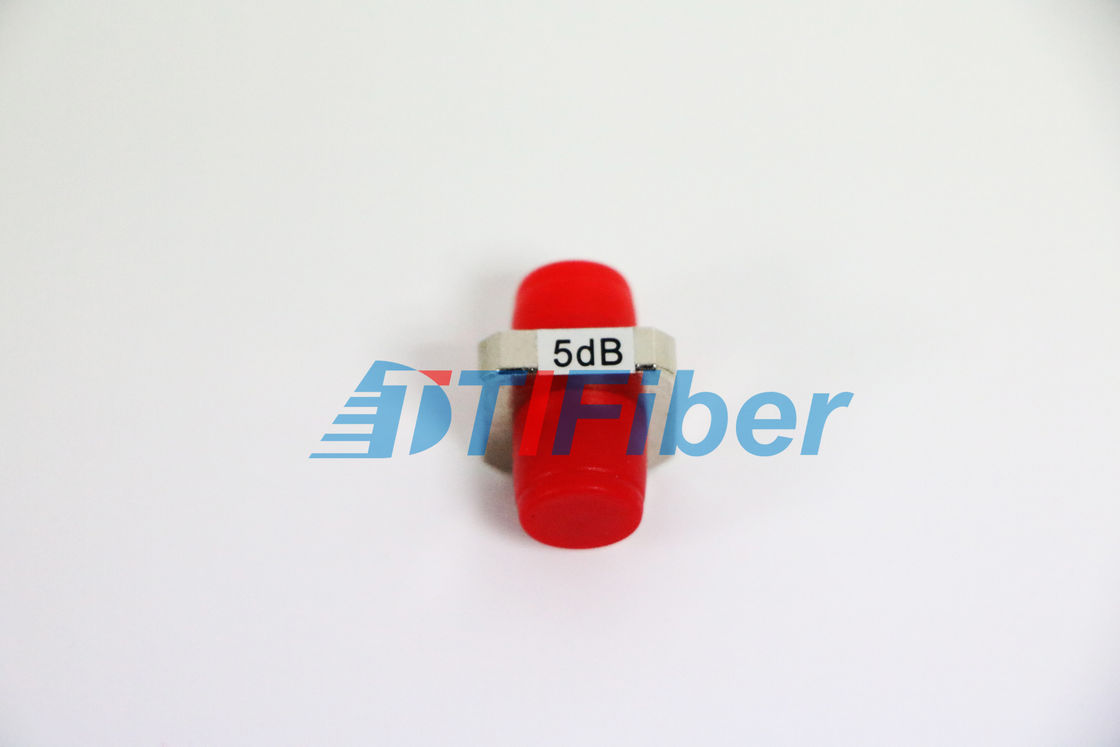 5DB FC PC Fiber Optic Attenuator Single Mode , Simplex Fixed Optical Attenuator