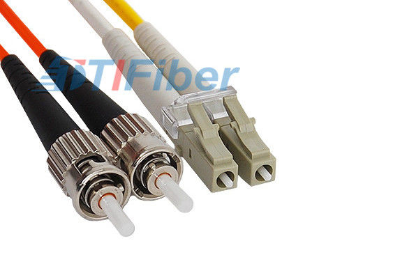 FC / PC to LC / PC OM3 multimode fiber patch cord , Duplex duplex patch cord