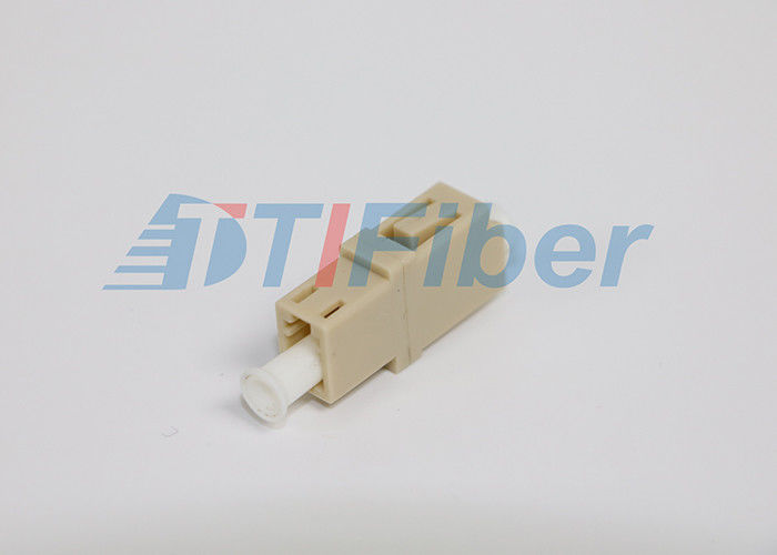 LC / PC Multi mode FTTH Network Fiber Optic Adapter Low Insertion Loss