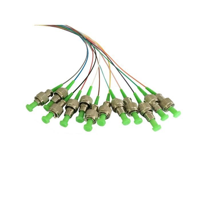 Green ABS FC SC UPC single mode fiber optic cable for CATV network