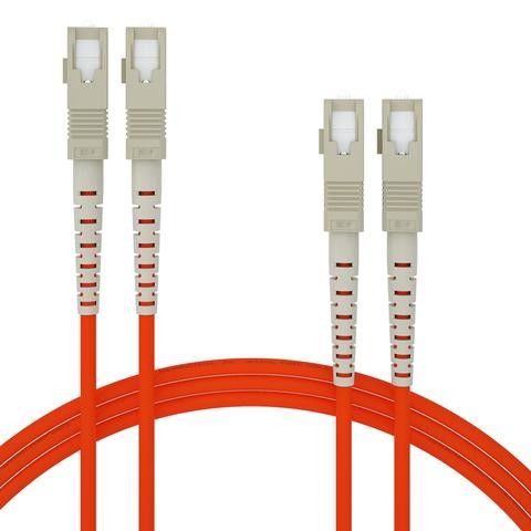 OM1 OM2 Orange Fiber optic patch cord OS1 OS2  MM SX DX multicore can be customized