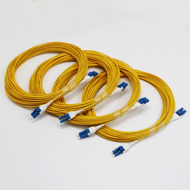 Cable length 1M LC Uniboot Duplex Singlemode G657.A1 BendInsensitive Zip Duplex 2mm LSZH Low Loss 0.15dB Fiber Patch Cord