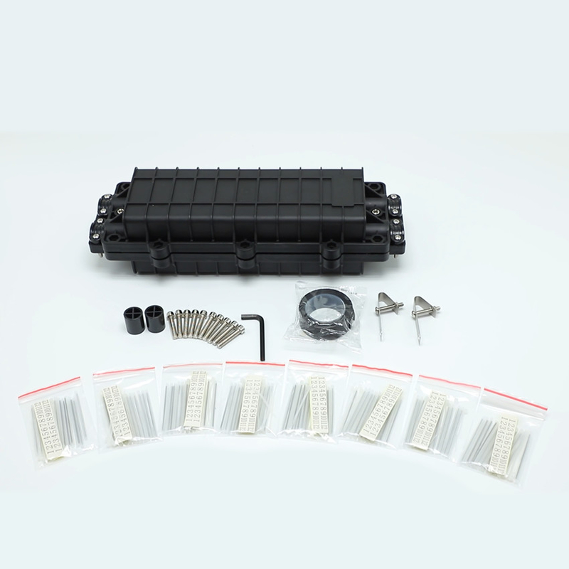 FTTX FTTH Line-in Type Fiber Optic Box 12 Core 24 Core 36 Core 1 Input 2 Output Fiber Optic Splice Closure
