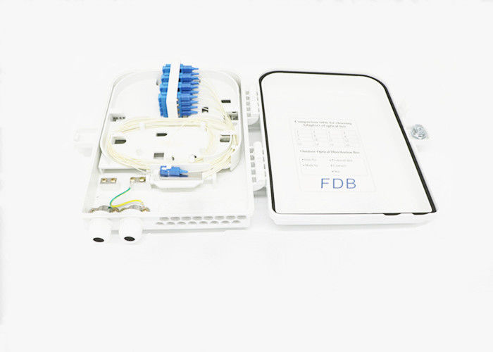FDB FTTH 16 Cores Fiber Splitter Distribution Box Outdoor PLC Wall Mounted
