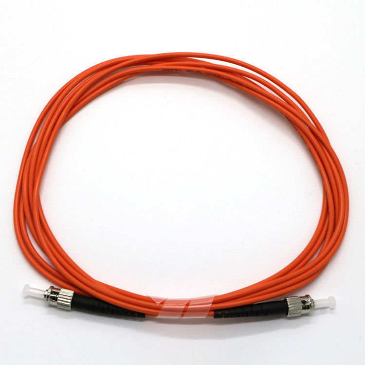 ODM Connector Fiber Optic Patch Cord Single Mode ST-ST SX DX Orange Color Jumper