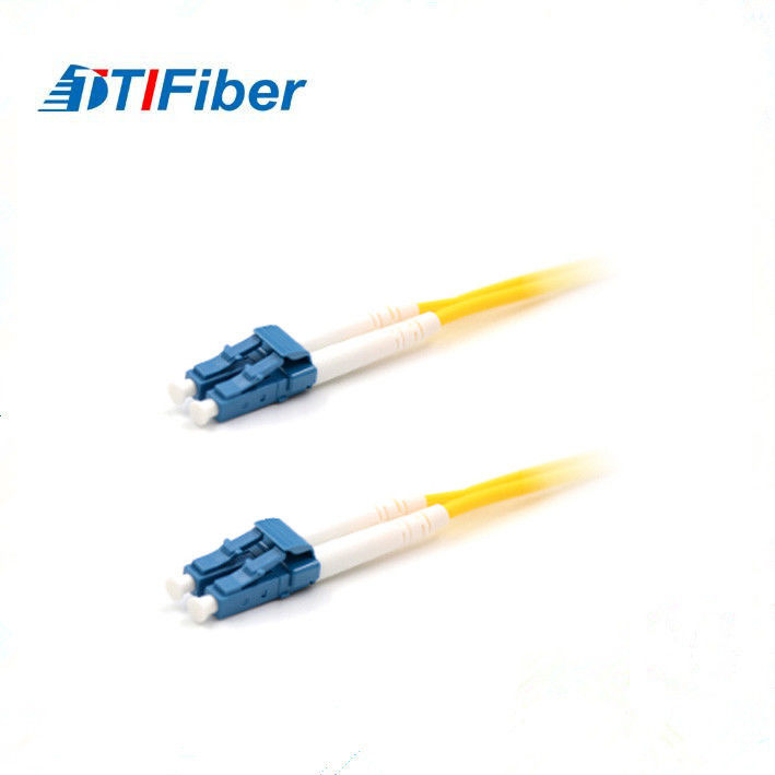 LC To LC Duplex Single Mode Fiber Optic Network Cable Low Insertion Loss