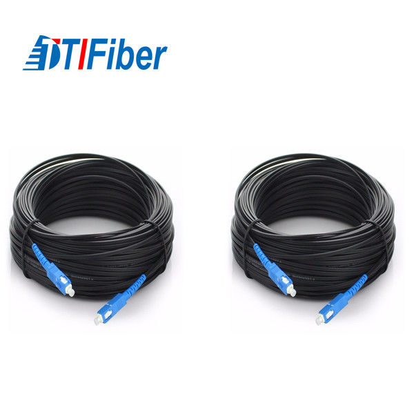 Waterproof Fiber Optic Pigtail 2-24 Cores Singlemode With LC UPC / SC UPC Connectors