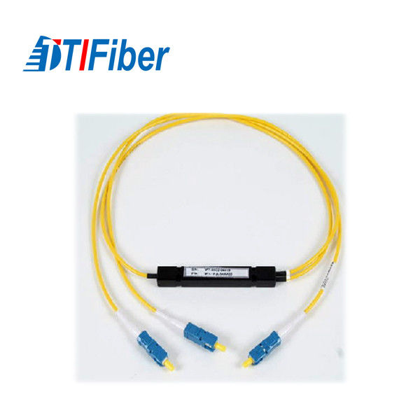 1X2 LC APC Fiber Optic PLC Splitter ABS Box type PLC Splitter Singlemode