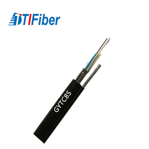 LAN Communication Fiber Optic Ethernet Cable GYFTC8S 24 Core Self Supporting Figure 8