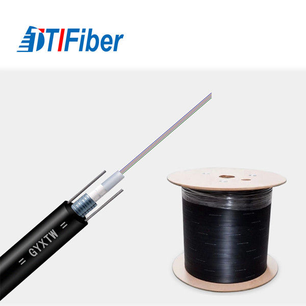 GYXTW Fiber Optic Cable 4 Core Single Mode PVC Jacket Telecommunication Application