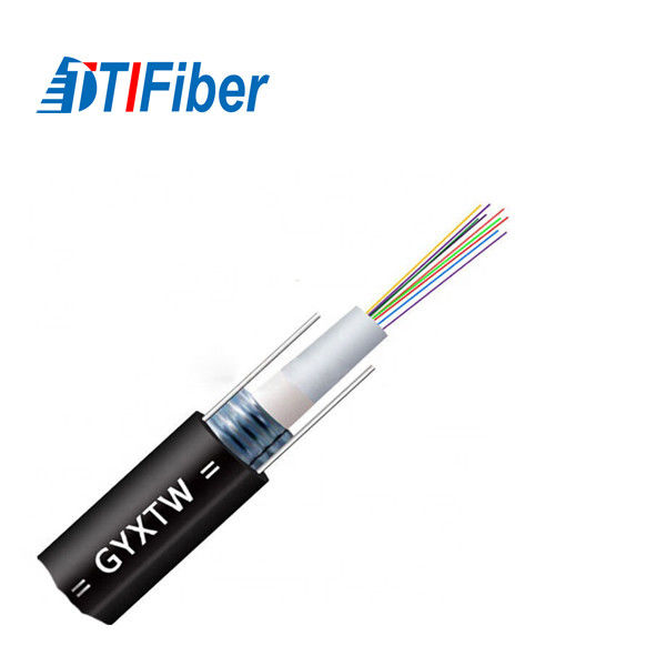 GYXTW Uni Tube Fiber Optic Ethernet Cable 12 Core Single Mode For Telecommunication