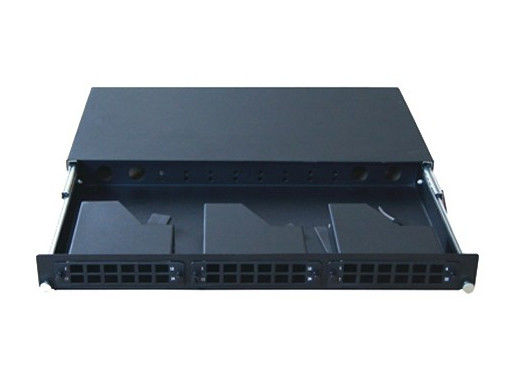 1U 19’Rack Mounted rack mount fiber patch panel for 3pcs MPO Cassettes