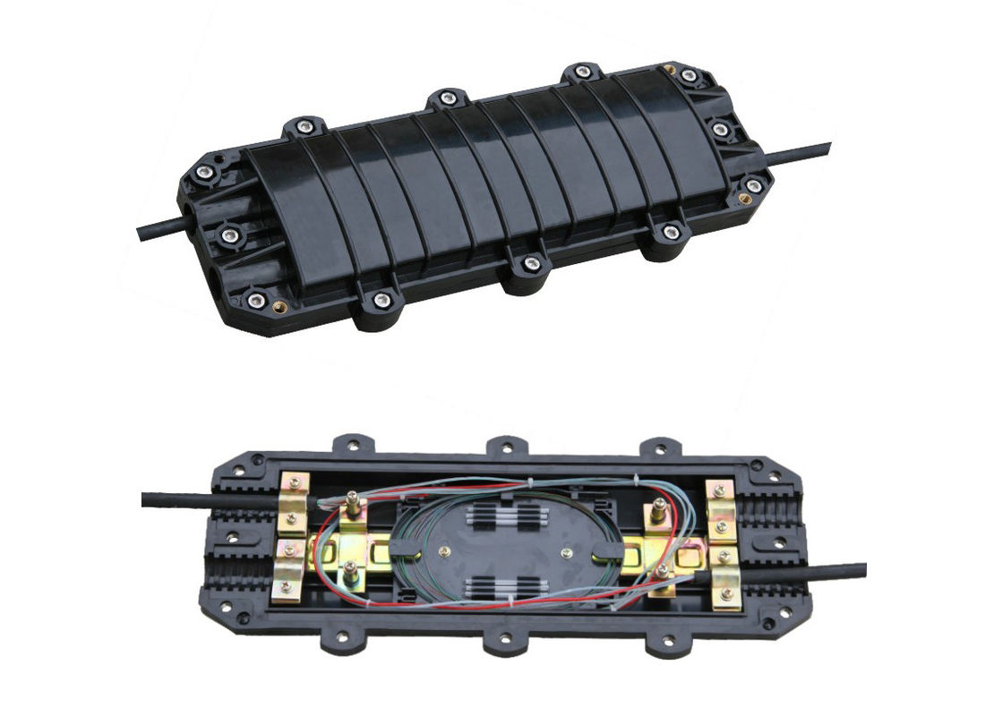Wall mounted FTTH access network fiber splice closures with 4pcs Cable Ports