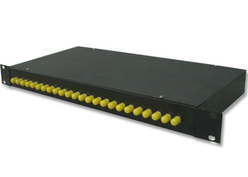 Simplex ST Fiber Optic Terminal Box with 12port Rack Mounted Structure