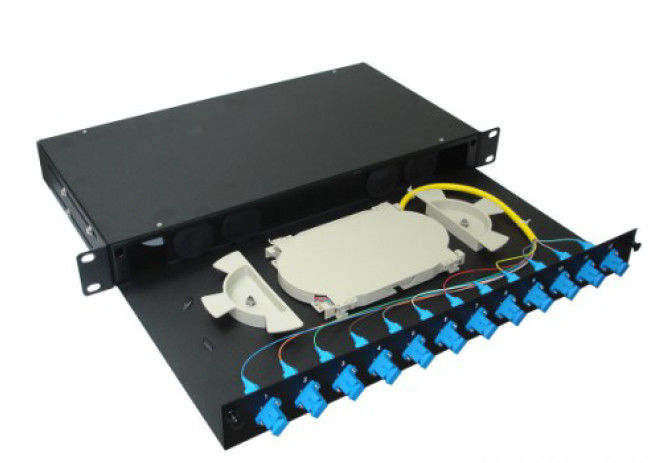4 ports LAN / WAN Sliding Fiber Optic Terminal Box for FTTH Network