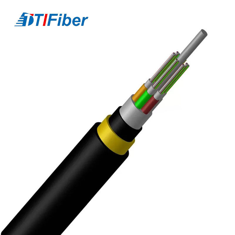 ADSS Fiber Optic Cable 24-144core FRP Central Strength Member Single Mode