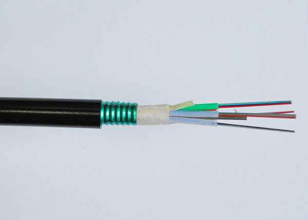 Long - haul communication system PE sheath Fiber Cable with Steel Member