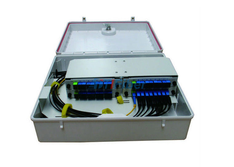 Fiber Optical Distribution Box IP65 Outdoor PLC Splitter Wall Mounted