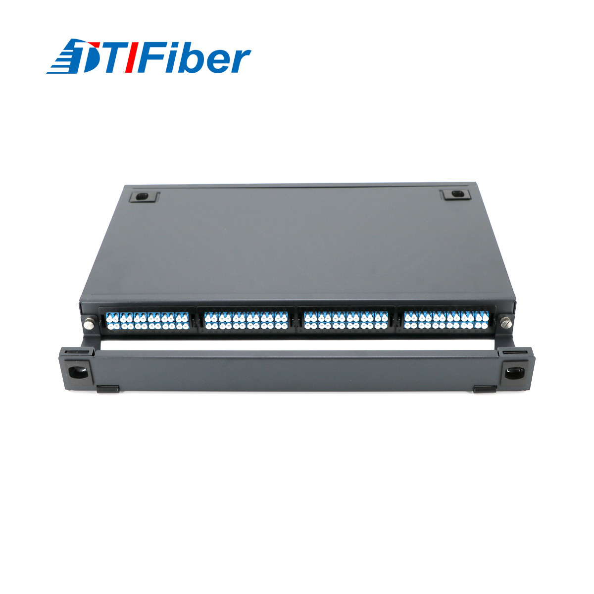Sc / Fc / St / Lc Rack Mount Splicing Fiber Optic Patch Panel 1U 12