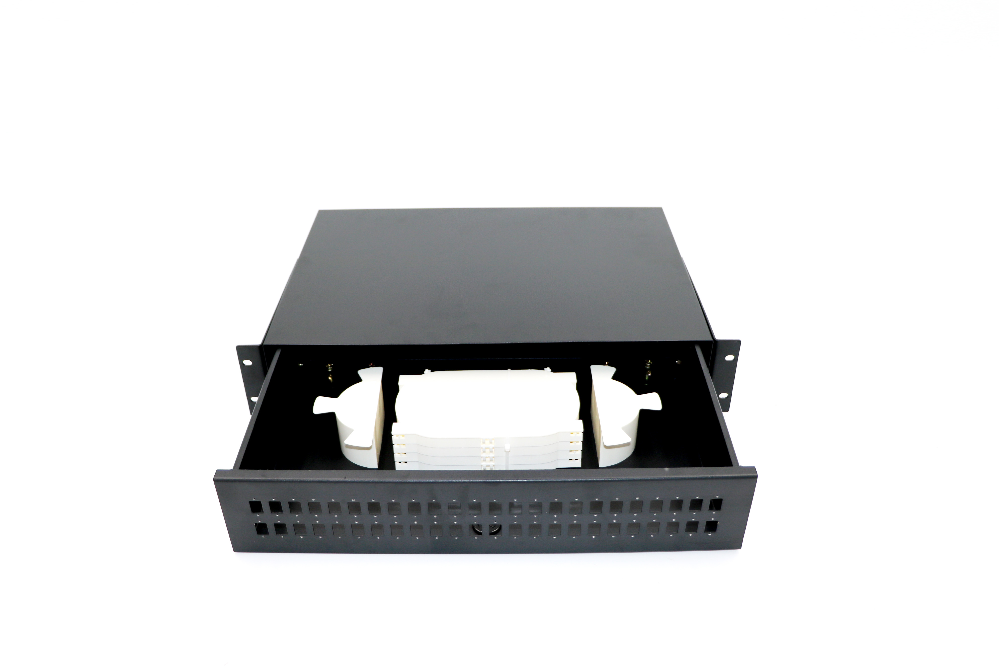 Rack Mount Splicing Fiber Optic Terminal Box Duplex LC SC