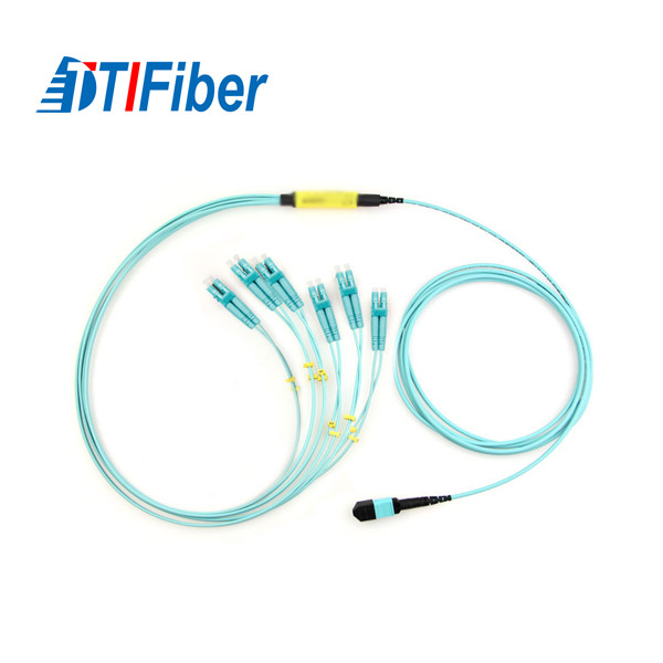 Sc/Lc/Fc/St 12 Cords Fiber Optic Patch Cord Custom Size UPC APC Ferrule ...